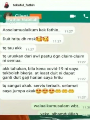 Testimoni takaful fathin 3