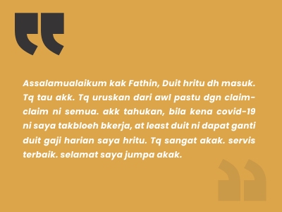 Testimonial takaful fathin 2
